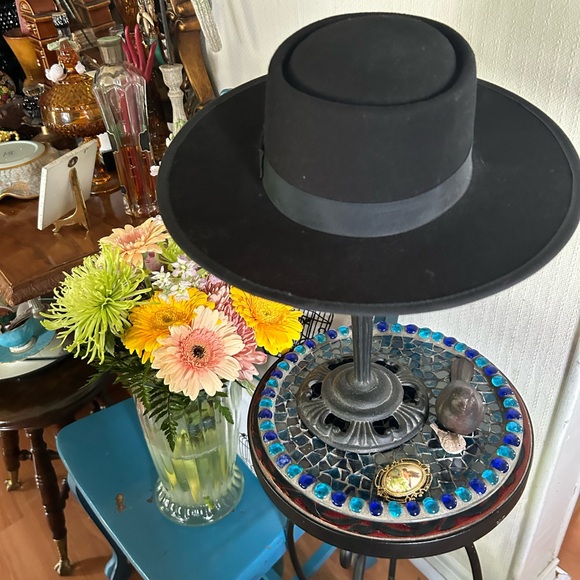 Vintage 100% Wool Felt Pork Pie Hat - Picture 5 of 9